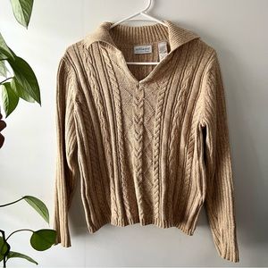 Vintage Collared Sweater
